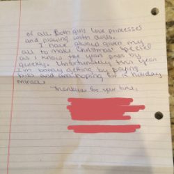 Letter to Santa - Nominate